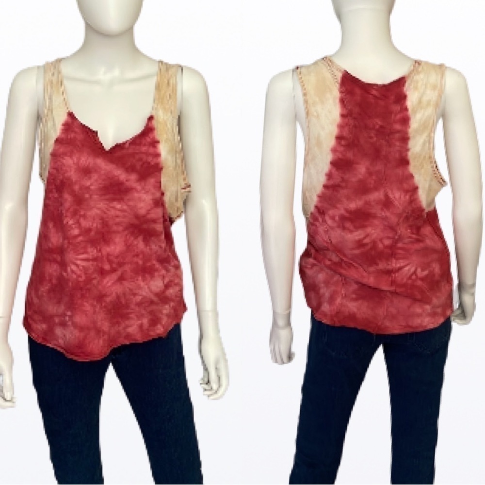 Free People Tie Dye Tank Top. Size L. P/M/A